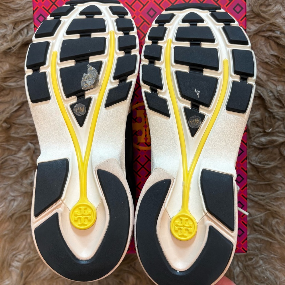 Tory Burch Black and Cream Women's Sneakers - Picture 6 of 8